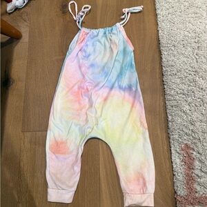 SOL Angeles Tie-Dye Toddler Romper Jumpsuit